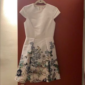 Ted baker dress with patterned bottom